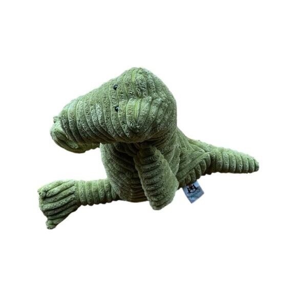 Jellycat London 16" Corduroy Croc Plush Green Alligator Textured Plush Stuffed - Picture 6 of 8